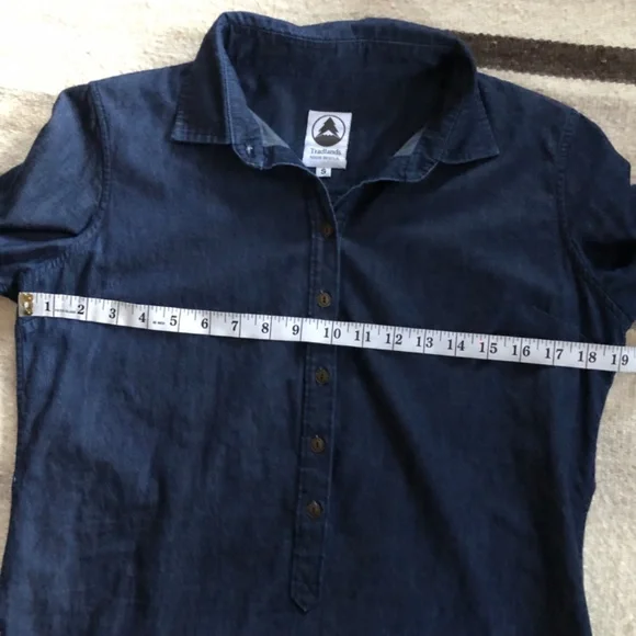 Tradlands Hatteras Pop Over Denim Shirt - Picture 12 of 14